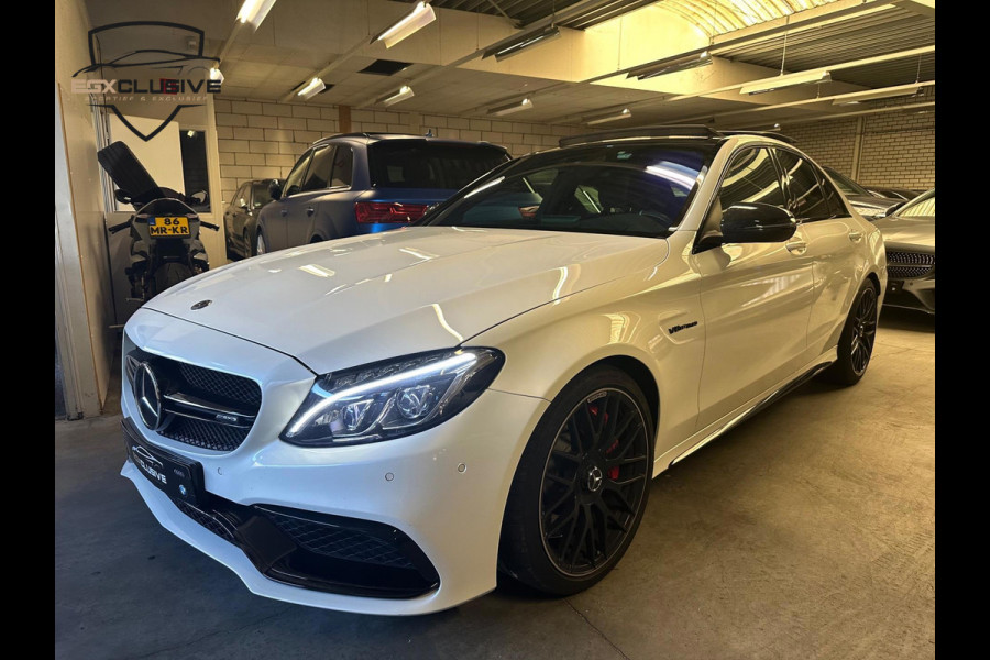 Mercedes-Benz C63S C63 AMG S 510PK HUD/Burmester/Pano/Parlemoer