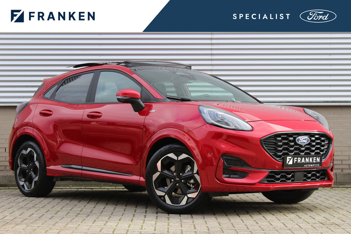 Ford Puma 1.0 EcoBoost Hybrid ST-Line X | Nieuw model | Panoramadak | Trekhaak | BLIS | Carplay | Camera | Adaptieve cruise Ford Puma 1.0 EcoBoost Hybrid ST-Line X | Nieuw model | Panoramadak | Trekhaak | BLIS | Carplay | Camera | Adaptieve cruise