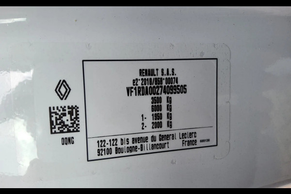 Renault Master 130.35 EURO 6 L3H2 GESLOTEN - WIT - V-06-LLF - BPM VRIJ!