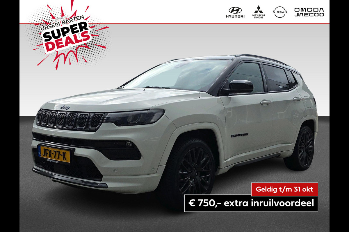 Jeep Compass 4xe 240 Plug-in Hybrid Electric S | Automaat | 4x4 | Volleder | Stoelen Elektrisch | Achtrijcamera/Parkeersensoren | Jeep Compass 4xe 240 Plug-in Hybrid Electric S | Automaat | 4x4 | Volleder | Stoelen Elektrisch | Achtrijcamera/Parkeersensoren |