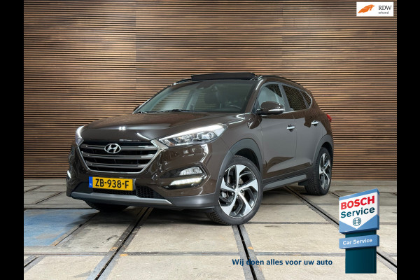 Hyundai Tucson 1.6 T-GDi Premium 4WD Automaat | Pano | Winterpakket | 19' inch | Leder | Keyless | Camera | LED