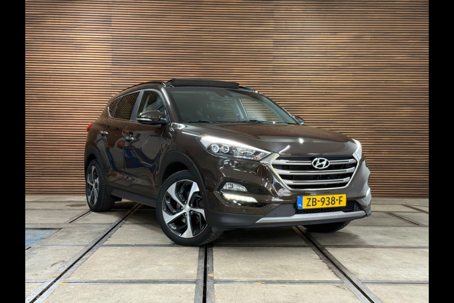 Hyundai Tucson 1.6 T-GDi Premium 4WD Automaat | Pano | Winterpakket | 19' inch | Leder | Keyless | Camera | LED