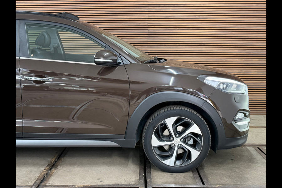 Hyundai Tucson 1.6 T-GDi Premium 4WD Automaat | Pano | Winterpakket | 19' inch | Leder | Keyless | Camera | LED