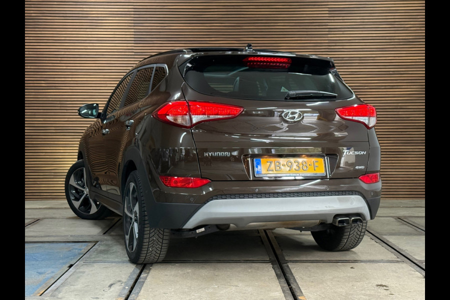 Hyundai Tucson 1.6 T-GDi Premium 4WD Automaat | Pano | Winterpakket | 19' inch | Leder | Keyless | Camera | LED