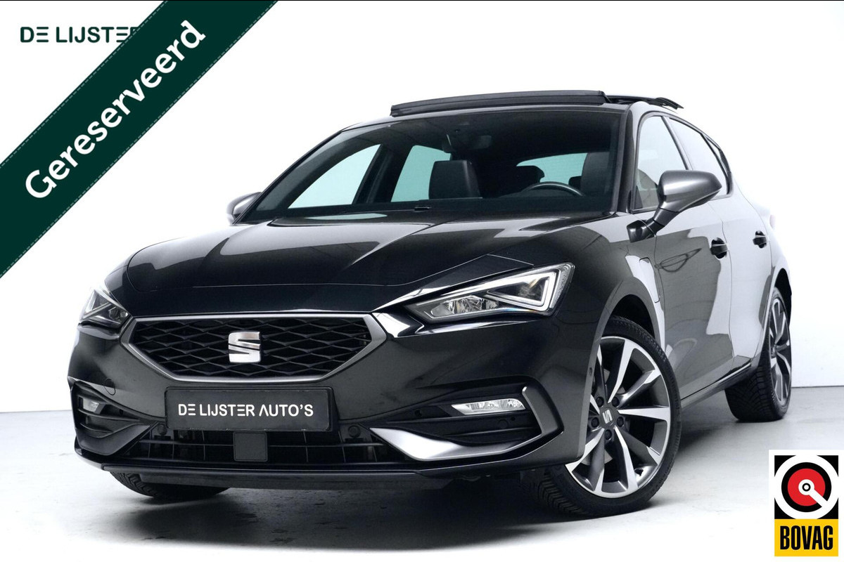 Seat Leon 1.4 TSI eHybrid PHEV FR Sport | Pano-dak | Virtual | CarPlay | Acc | Memory | Stoel + Stuurverwarming | Camera | Led | Pdc | Seat Leon 1.4 TSI eHybrid PHEV FR Sport | Pano-dak | Virtual | CarPlay | Acc | Memory | Stoel + Stuurverwarming | Camera | Led | Pdc |