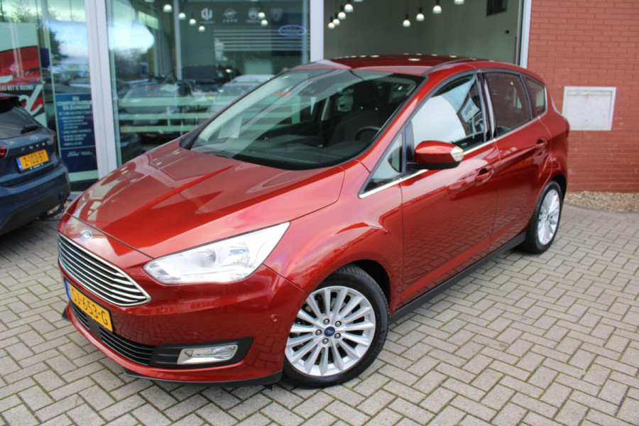 Ford C-MAX 1.5 EcoBoost 150 PK Titanium | Trekhaak | Adaptieve Cruise Control | Camera | PDC V+A | Navigatie | Climate Control | Voorruitverwarming | 17 INCH Lichtmetalen Velgen | Dealeronderhouden