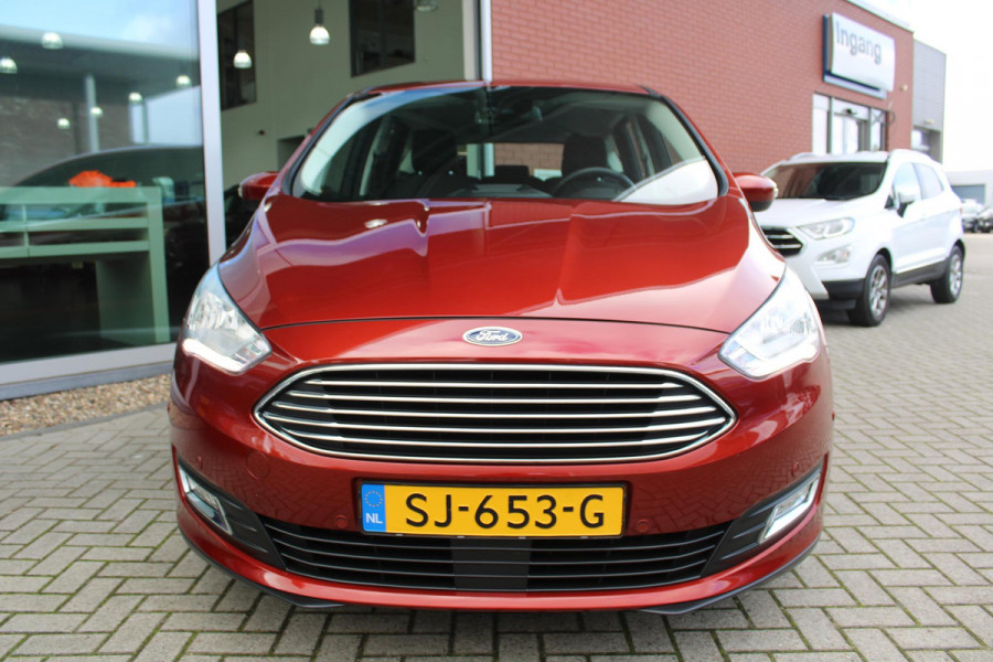 Ford C-MAX 1.5 EcoBoost 150 PK Titanium | Trekhaak | Adaptieve Cruise Control | Camera | PDC V+A | Navigatie | Climate Control | Voorruitverwarming | 17 INCH Lichtmetalen Velgen | Dealeronderhouden