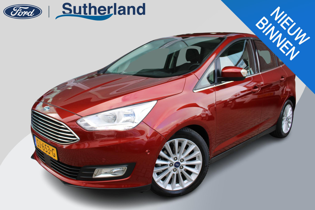 Ford C-MAX 1.5 EcoBoost 150 PK Titanium | Trekhaak | Adaptieve Cruise Control | Camera | PDC V+A | Navigatie | Climate Control | Voorruitverwarming | 17 INCH Lichtmetalen Velgen | Dealeronderhouden