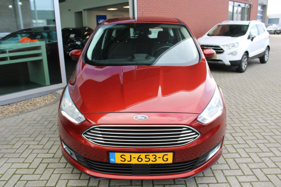 Ford C-MAX 1.5 EcoBoost 150 PK Titanium | Trekhaak | Adaptieve Cruise Control | Camera | PDC V+A | Navigatie | Climate Control | Voorruitverwarming | 17 INCH Lichtmetalen Velgen | Dealeronderhouden
