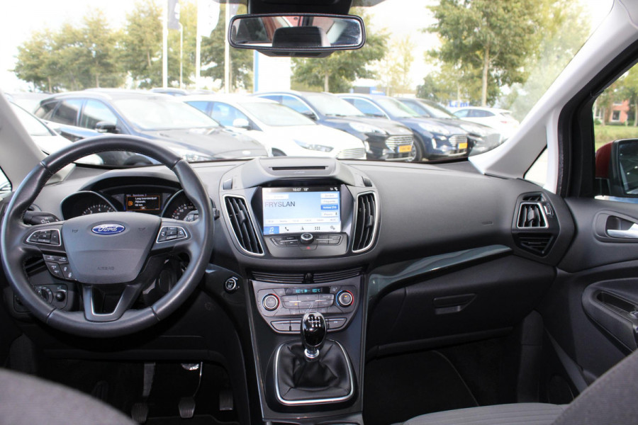 Ford C-MAX 1.5 EcoBoost 150 PK Titanium | Trekhaak | Adaptieve Cruise Control | Camera | PDC V+A | Navigatie | Climate Control | Voorruitverwarming | 17 INCH Lichtmetalen Velgen | Dealeronderhouden