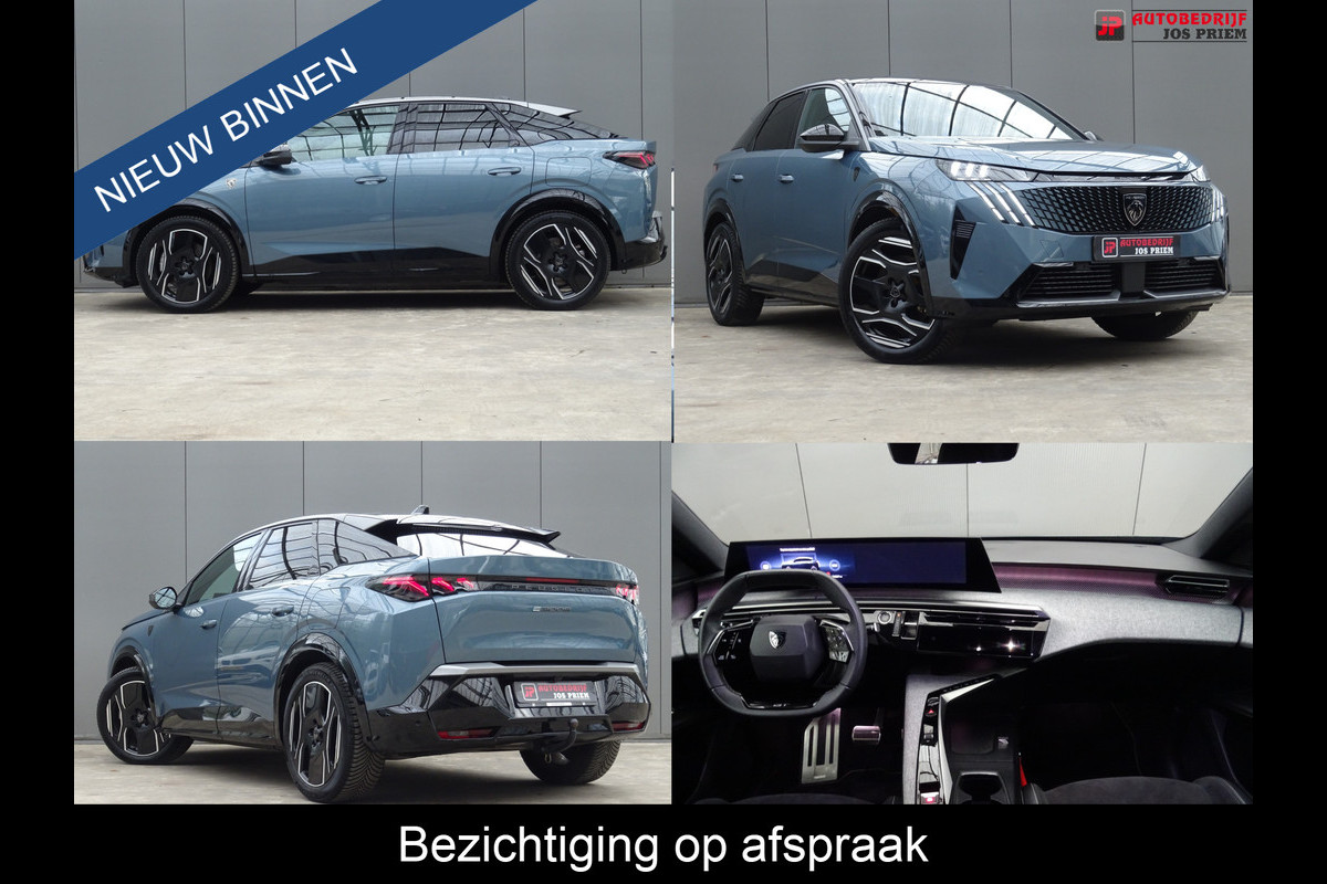 Peugeot E-3008 GT Avantage 210 73 kWh * WARMTEPOMP * 4 SEIZOENSBANDEN !! Peugeot E-3008 GT Avantage 210 73 kWh * WARMTEPOMP * 4 SEIZOENSBANDEN !!