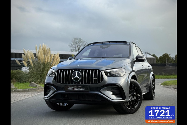 Mercedes-Benz GLE AMG 53 Hybrid 4MATIC+ 585pk Panoramadak|Softclose doors|Camera 360°|Burmester®|Nightpakket|Luchtvering