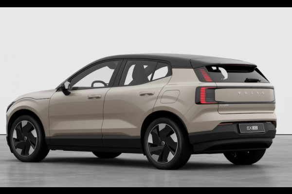 Volvo EX30 272PK Automaat Single Ext. Range Plus Europa / Elektrische stoelen met geheugen / Stoel - en stuurwielverwarming / Harman Kardon audio / Elektrische achterklep / Keyless entry / Adaptieve Cruise Control / BLIS / Dodehoek Detectie / Parkeersensoren voor en achter / Achteruitrijcamera / Warmtepomp / Google Services/