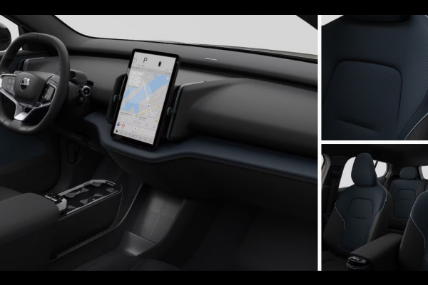 Volvo EX30 272PK Automaat Single Ext. Range Plus Europa / Elektrische stoelen met geheugen / Stoel - en stuurwielverwarming / Harman Kardon audio / Elektrische achterklep / Keyless entry / Adaptieve Cruise Control / BLIS / Dodehoek Detectie / Parkeersensoren voor en achter / Achteruitrijcamera / Warmtepomp / Google Services/