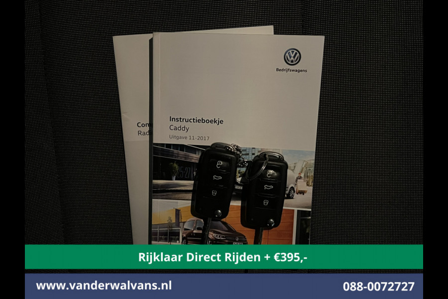 Volkswagen Caddy 2.0 TDI L1H1 Euro6 *Rijklaar Direct Rijden* Airco | Camera | Cruisecontrol Zijdeur, Parkeersensoren