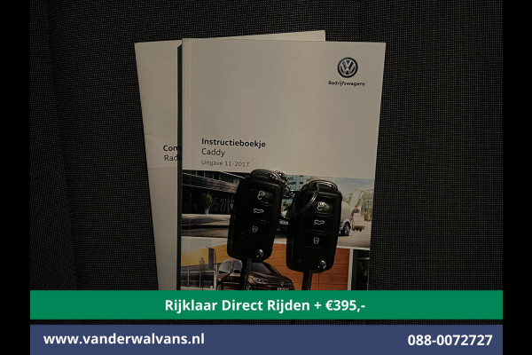 Volkswagen Caddy 2.0 TDI L1H1 Euro6 *Rijklaar Direct Rijden* Airco | Camera | Cruisecontrol Zijdeur, Parkeersensoren