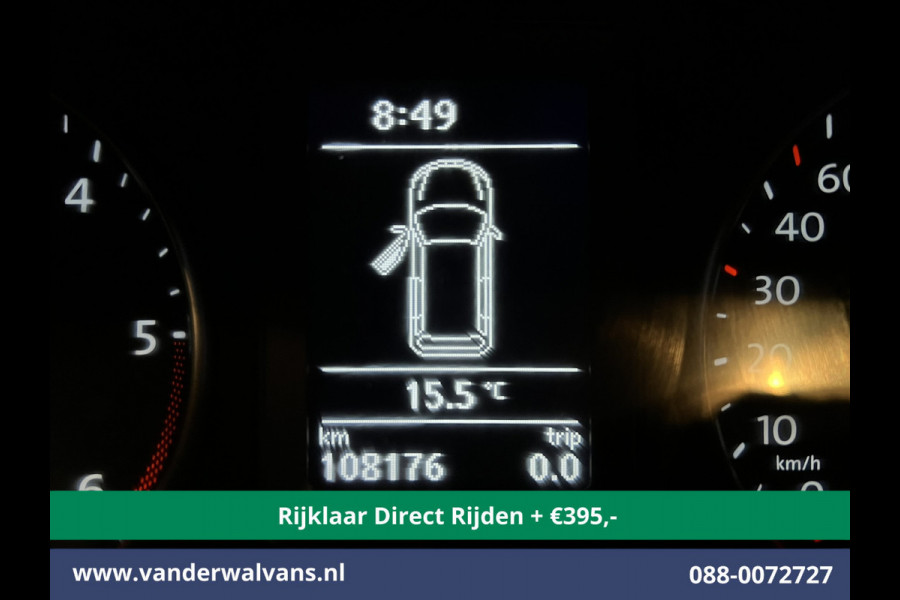 Volkswagen Caddy 2.0 TDI L1H1 Euro6 *Rijklaar Direct Rijden* Airco | Camera | Cruisecontrol Zijdeur, Parkeersensoren