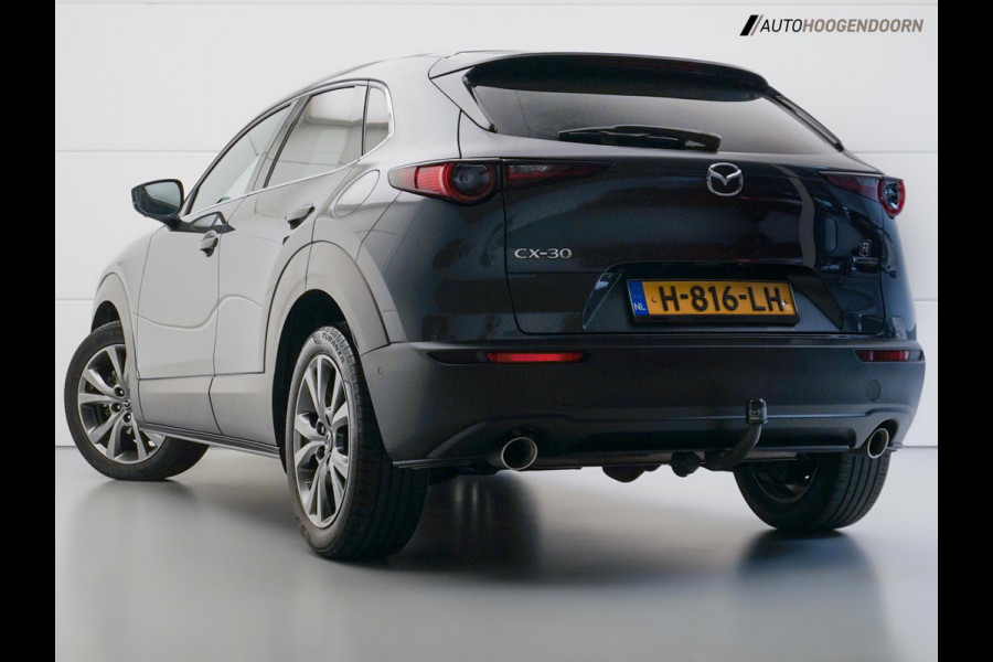 Mazda CX-30 2.0 e-SkyActiv-X M Hybrid Luxury (APPLE CARPLAY,HEAD-UP DISPLAY,SCHUIFDAK,BOSE,KEYLESS,DODEHOEK,360 CAMERA,TREKHAAK)