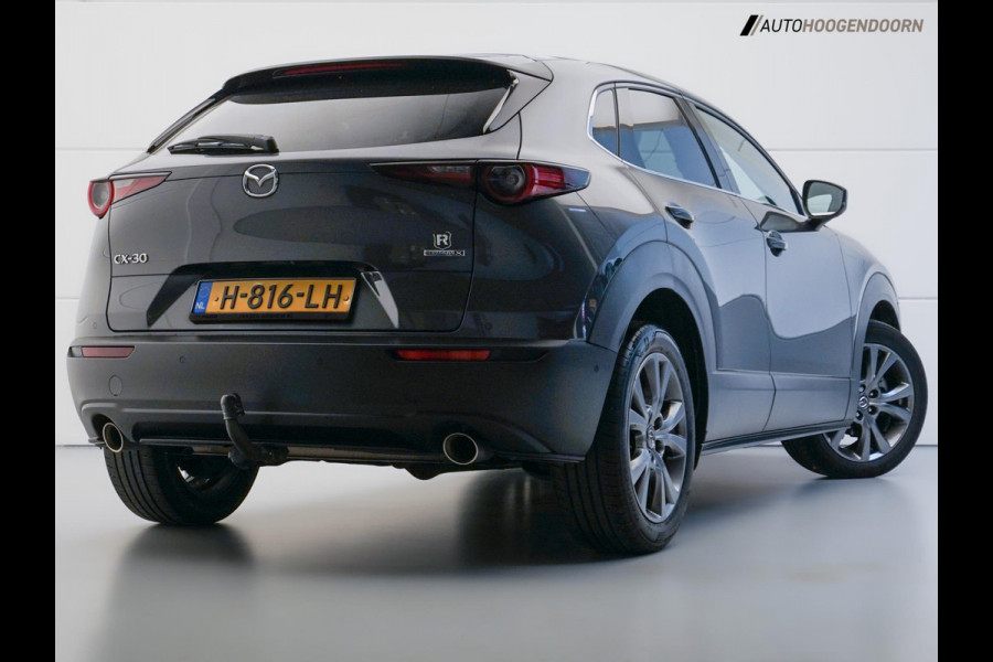 Mazda CX-30 2.0 e-SkyActiv-X M Hybrid Luxury (APPLE CARPLAY,HEAD-UP DISPLAY,SCHUIFDAK,BOSE,KEYLESS,DODEHOEK,360 CAMERA,TREKHAAK)