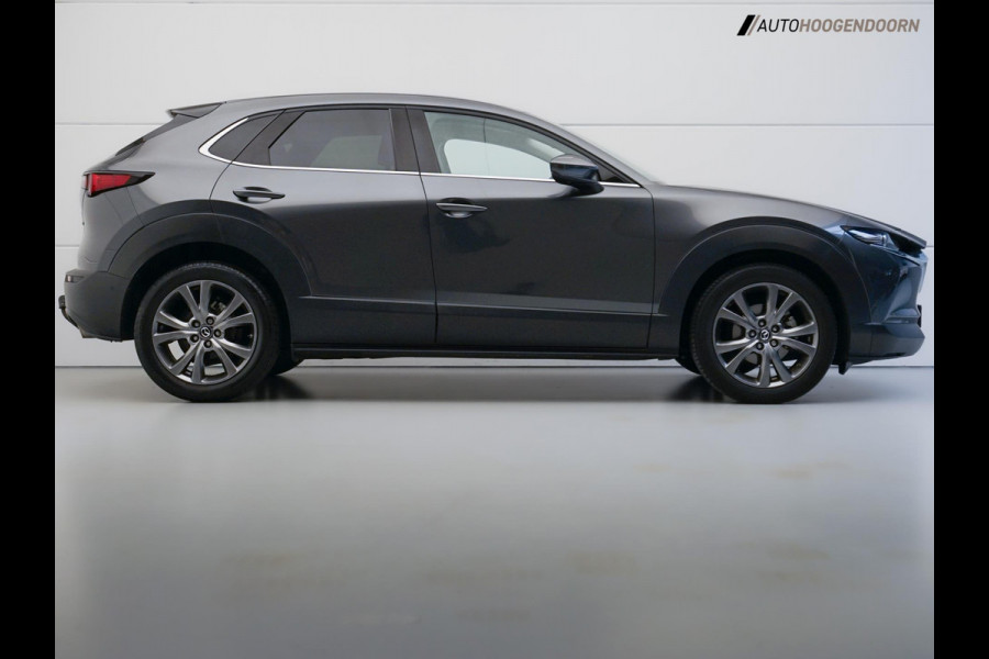 Mazda CX-30 2.0 e-SkyActiv-X M Hybrid Luxury (APPLE CARPLAY,HEAD-UP DISPLAY,SCHUIFDAK,BOSE,KEYLESS,DODEHOEK,360 CAMERA,TREKHAAK)