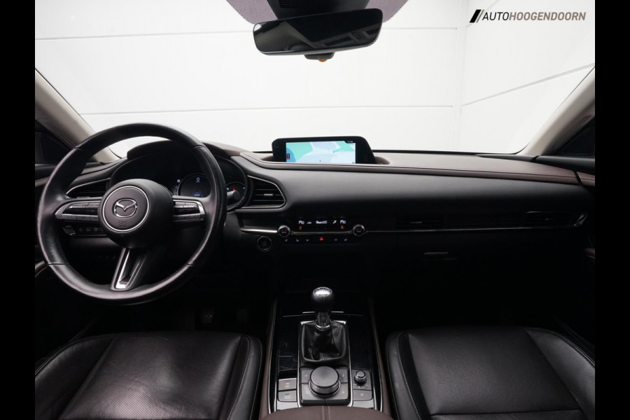 Mazda CX-30 2.0 e-SkyActiv-X M Hybrid Luxury (APPLE CARPLAY,HEAD-UP DISPLAY,SCHUIFDAK,BOSE,KEYLESS,DODEHOEK,360 CAMERA,TREKHAAK)