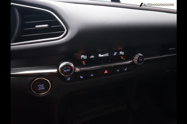 Mazda CX-30 2.0 e-SkyActiv-X M Hybrid Luxury (APPLE CARPLAY,HEAD-UP DISPLAY,SCHUIFDAK,BOSE,KEYLESS,DODEHOEK,360 CAMERA,TREKHAAK)