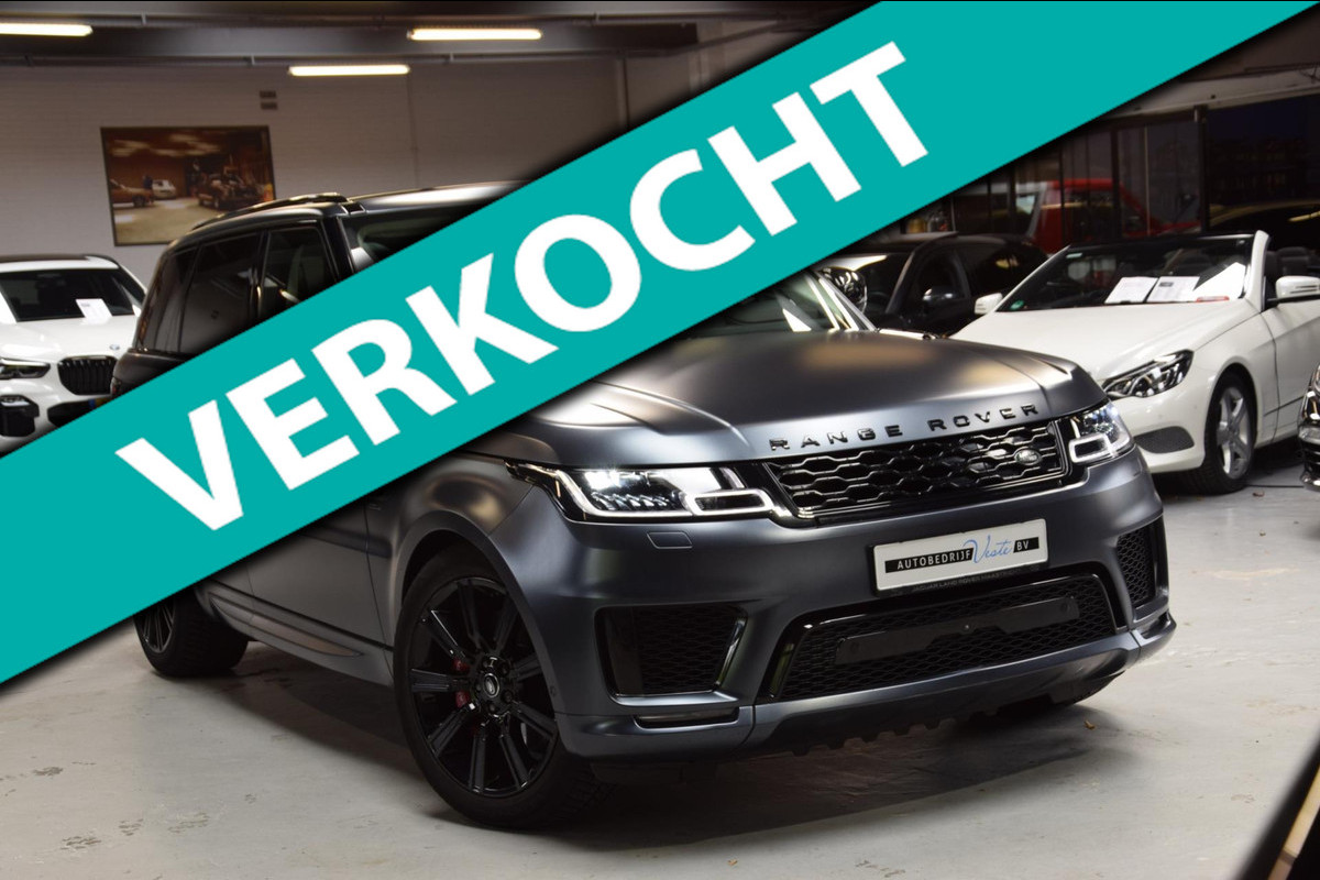 Land Rover Range Rover Sport P400e |Panoramadak|ACC|SVO Kleur|1e Eig|Dealer Onderhouden|BTW Land Rover Range Rover Sport P400e |Panoramadak|ACC|SVO Kleur|1e Eig|Dealer Onderhouden|BTW