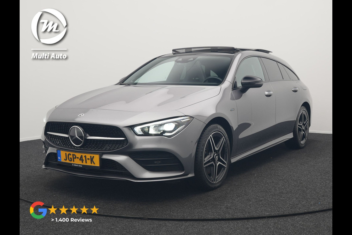 Mercedes-Benz CLA-Klasse Shooting Brake 250 e AMG Plug In Hybrid 218pk Dealer O.H PHEV | Trekhaak Af Fabriek | Panodak | Burmester Sound | Adaptive Cruise | Alcantara Sportstoelen Verwarmd | Sfeerverlichting | WideScreen | Navigatie | Mercedes-Benz CLA-Klasse Shooting Brake 250 e AMG Plug In Hybrid 218pk Dealer O.H PHEV | Trekhaak Af Fabriek | Panodak | Burmester Sound | Adaptive Cruise | Alcantara Sportstoelen Verwarmd | Sfeerverlichting | WideScreen | Navigatie |