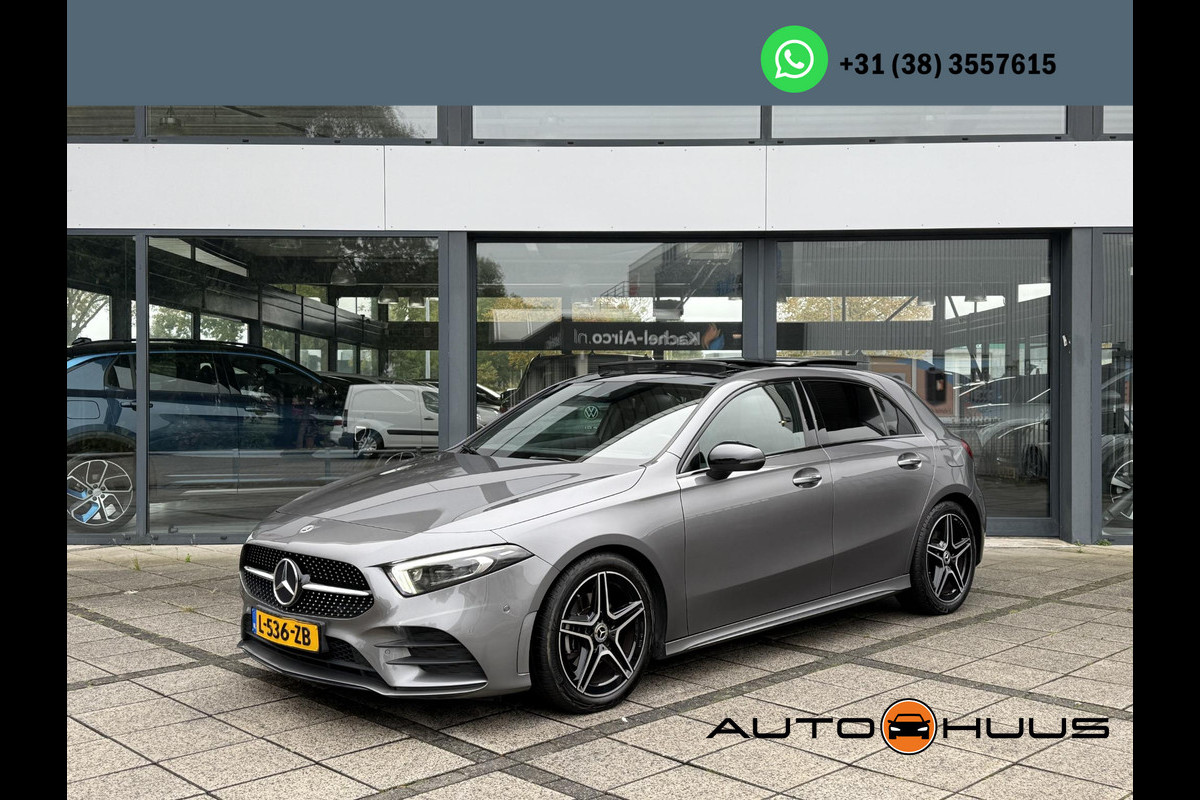 Mercedes-Benz A-Klasse 200 Aut. Bus. Sol. AMG Sport | Panorama | Burmester | Memory | Multi Beam | Sfeer Verlichting | Mercedes-Benz A-Klasse 200 Aut. Bus. Sol. AMG Sport | Panorama | Burmester | Memory | Multi Beam | Sfeer Verlichting |