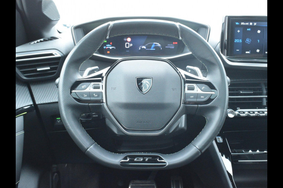 Peugeot 208 Hybrid 136 e-DCS6 GT PANORAMADAK | NAVI & CARPLAY | CAMERA MET SENSOREN | E.C.C. |
