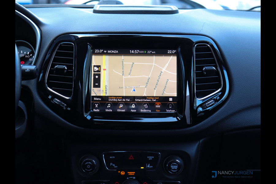 Jeep Compass 1.4 MultiAir Opening Ed. Plus | Leder | Navigation & Sound Pakket | Ambiente Verlichting | Apple Car Play/Android Auto | Adapt.  Winter Pakket | Elektr. Stoelen met geheugen | Trekhaak | Benzine/LPG
