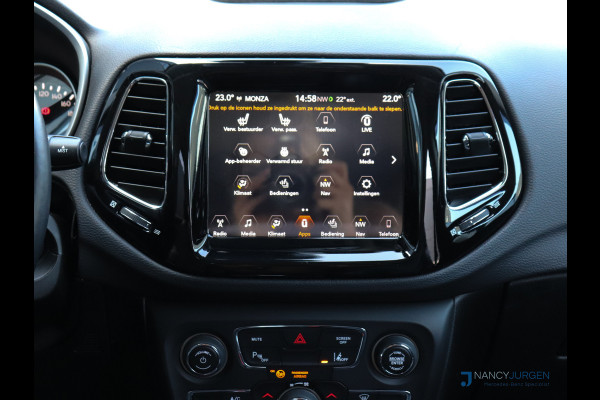 Jeep Compass 1.4 MultiAir Opening Ed. Plus | Leder | Navigation & Sound Pakket | Ambiente Verlichting | Apple Car Play/Android Auto | Adapt.  Winter Pakket | Elektr. Stoelen met geheugen | Trekhaak | Benzine/LPG