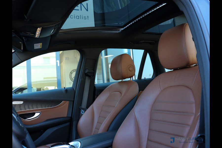 Mercedes-Benz GLC 250 4M | AMG | 9G Aut | Ambiente | Volleder | LED | 360* Camera | Pano Dak | Navi | Afneemb. Trekhaak |