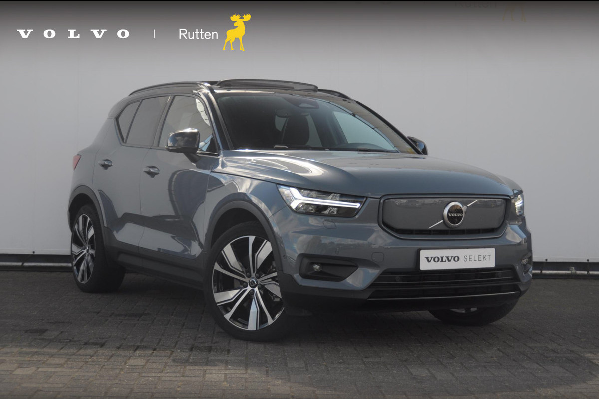 Volvo XC40 232PK Automaat Recharge Pro / Adaptieve cruise control/ Panoramadak/ Elektrische stoelen met geheugen/ BLIS/ Elektrische achterklep/ Parkeersensoren met 360 Camera/ Stoel en stuurwielverwarming/ Mistlampen/ Luxe bekleding/ 20" Velgen/ Harman kardon audio/ Apple carplay Volvo XC40 232PK Automaat Recharge Pro / Adaptieve cruise control/ Panoramadak/ Elektrische stoelen met geheugen/ BLIS/ Elektrische achterklep/ Parkeersensoren met 360 Camera/ Stoel en stuurwielverwarming/ Mistlampen/ Luxe bekleding/ 20" Velgen/ Harman kardon audio/ Apple carplay