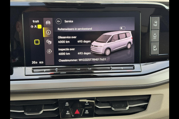 Volkswagen Multivan 1.4 eHybrid L1 Bulli Edition Climate control v/a Cruise control Full LED Matrix Pano Navigatie Apple / Android