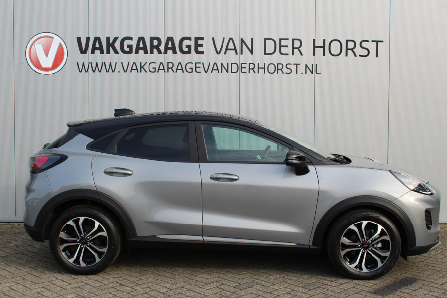 Ford Puma 1.0 EcoBoost Hybrid Titanium 125PK nieuw model Fabrieksgarantie t/m 16-6-2029 ! Slechts 3.000km !