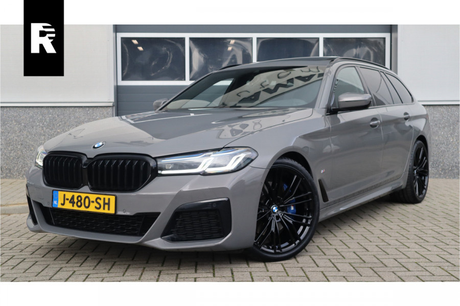 BMW 5 Serie Touring 530i High Executive M-Sport 20inch / Bernina Grau / Pano / Camera / Laser