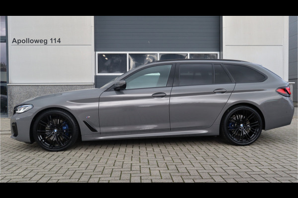 BMW 5 Serie Touring 530i High Executive M-Sport 20inch / Bernina Grau / Pano / Camera / Laser