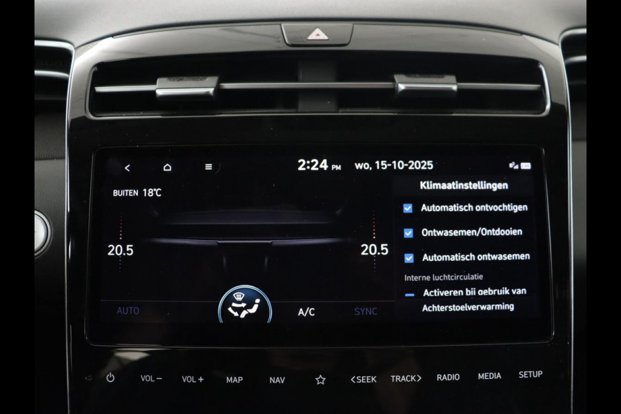 Hyundai Tucson 1.6 T-GDI PHEV Premium 4WD | Trekhaak | Stoelventilatie | 360 Camera | Leder | Carplay | Memory | Achterbankverwarming | Navigatie | Stuurverwarming | Full LED | Keyless | Plug In