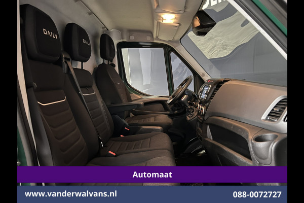 Iveco Daily 35S16V 157pk Automaat 3500kg Trekhaak L2H1 inrichting Automaat Euro6 Airco | Camera | Navigatie Cruisecontrol, Omvormer, LED, Chauffeursstoel, Bijrijdersbank