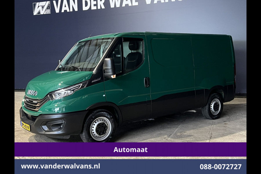 Iveco Daily 35S16V 157pk Automaat 3500kg Trekhaak L2H1 inrichting Automaat Euro6 Airco | Camera | Navigatie Cruisecontrol, Omvormer, LED, Chauffeursstoel, Bijrijdersbank