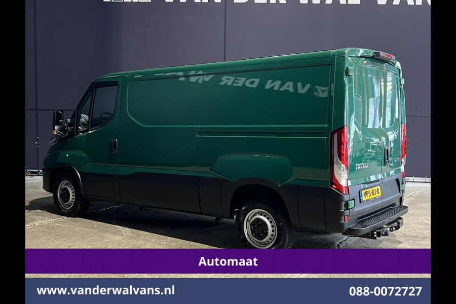 Iveco Daily 35S16V 157pk Automaat 3500kg Trekhaak L2H1 inrichting Automaat Euro6 Airco | Camera | Navigatie Cruisecontrol, Omvormer, LED, Chauffeursstoel, Bijrijdersbank