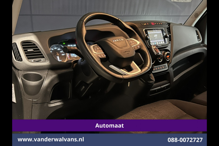 Iveco Daily 35S16V 157pk Automaat 3500kg Trekhaak L2H1 inrichting Automaat Euro6 Airco | Camera | Navigatie Cruisecontrol, Omvormer, LED, Chauffeursstoel, Bijrijdersbank