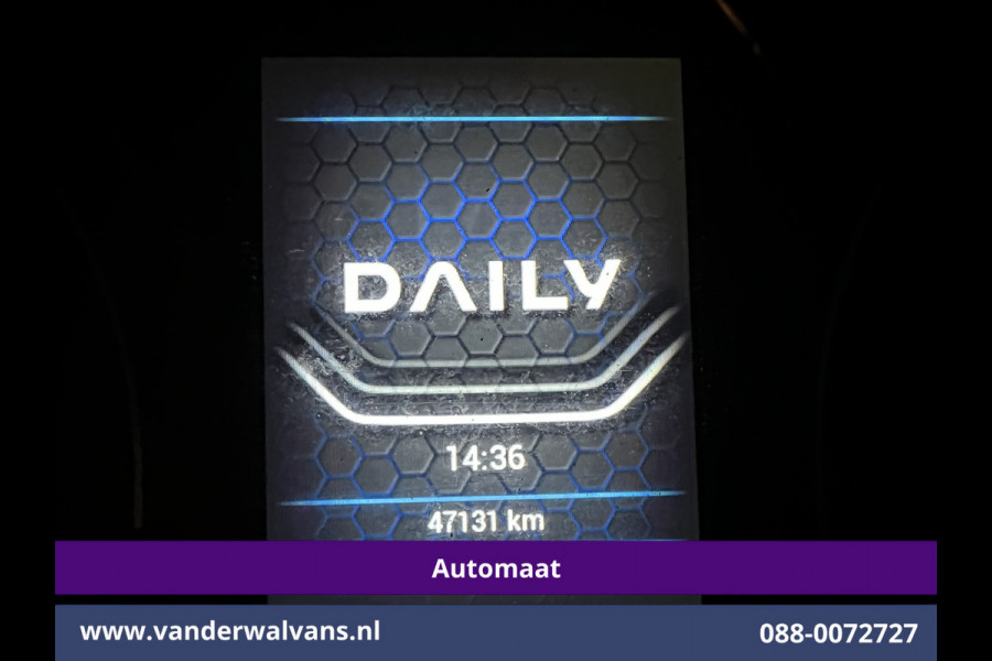 Iveco Daily 35S16V 157pk Automaat 3500kg Trekhaak L2H1 inrichting Automaat Euro6 Airco | Camera | Navigatie Cruisecontrol, Omvormer, LED, Chauffeursstoel, Bijrijdersbank