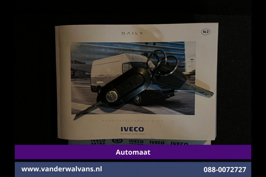 Iveco Daily 35S16V 157pk Automaat 3500kg Trekhaak L2H1 inrichting Automaat Euro6 Airco | Camera | Navigatie Cruisecontrol, Omvormer, LED, Chauffeursstoel, Bijrijdersbank