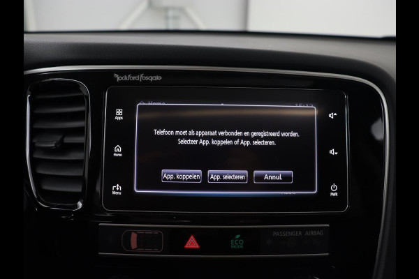 Mitsubishi Outlander 2.4 PHEV Intense+ | Schuifdak | Stoelverwarming | Leder/Alcantara | Camera | Carplay | Keyless | Stuurverwarming | Full LED | Climate control | Cruise control | Plug In