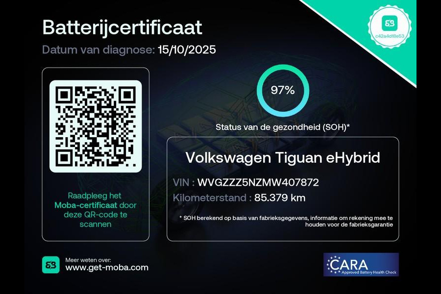 Volkswagen Tiguan 1.4 TSI eHybrid R-Line Business+ Black Style|SOH97%|Pano|Leer|Memory|Matrix|HUD|360Cam|Ad.Cruise|Trekhaak