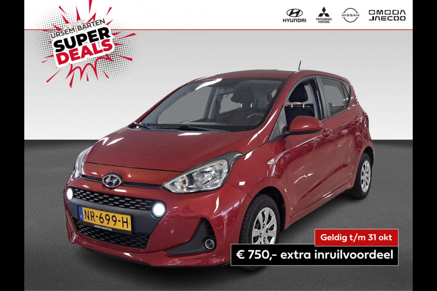 Hyundai i10 1.0i Comfort Incl. Airco | Apple CarPlay & Android Auto | Cruise control | Navigatie