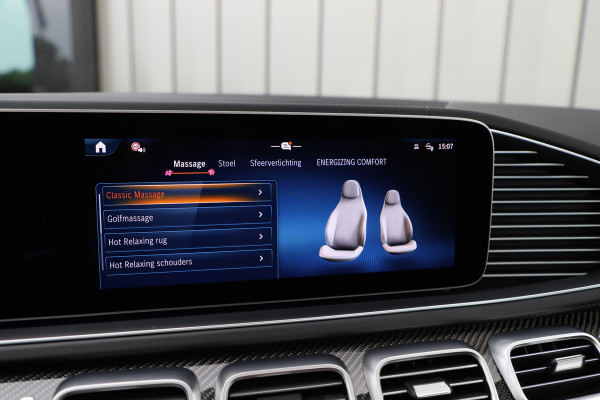 Mercedes-Benz GLE 63 S AMG 4MATIC+ | 612PK | Luchtvering | Massage | Carbon | Head-up | Keyles-go | Sfeerverlichting | Burmester | Stuurwielverw.