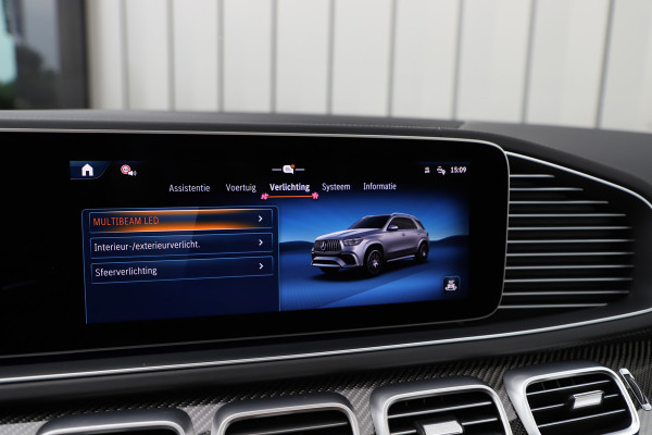 Mercedes-Benz GLE 63 S AMG 4MATIC+ | 612PK | Luchtvering | Massage | Carbon | Head-up | Keyles-go | Sfeerverlichting | Burmester | Stuurwielverw.